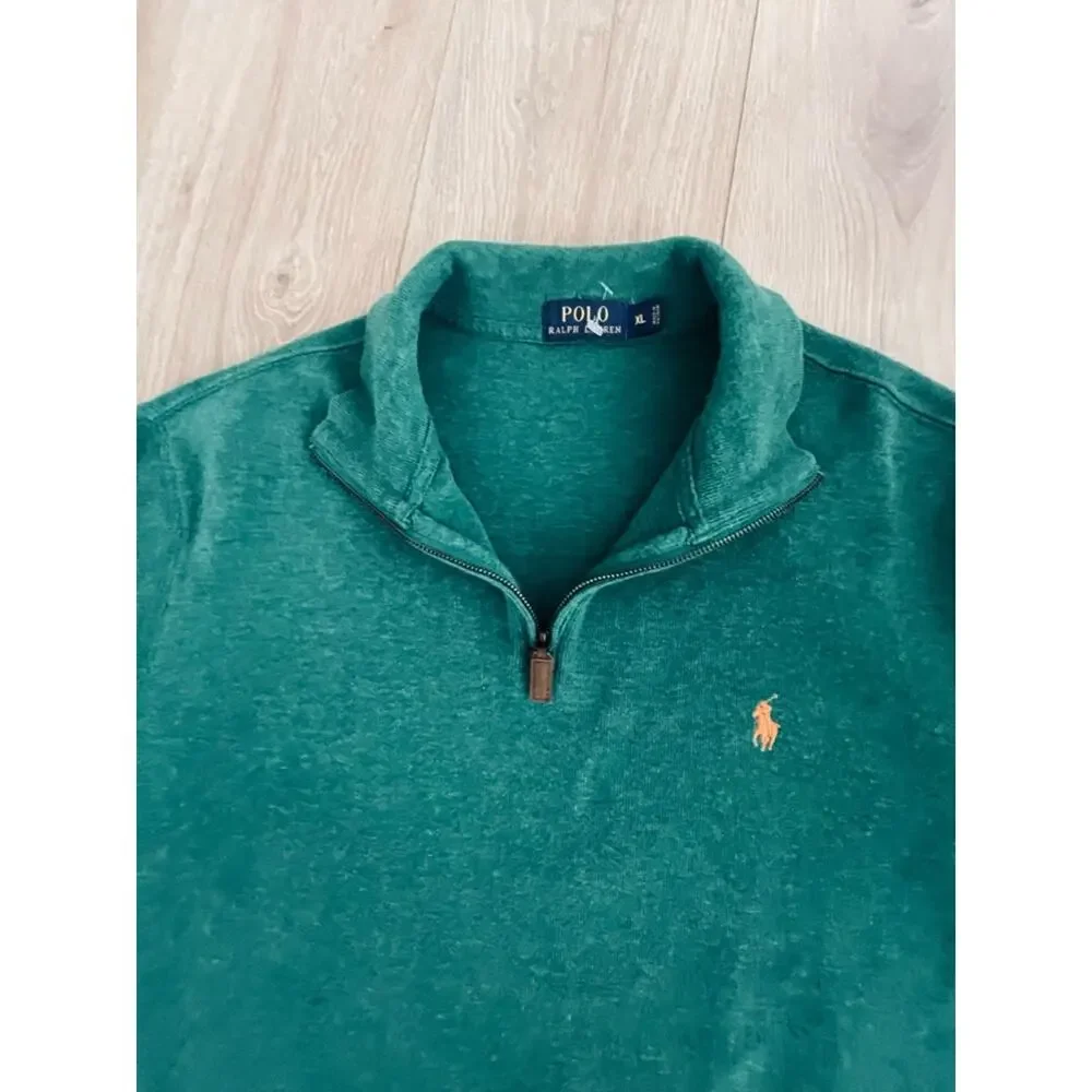 Polo by Ralph Lauren size XL Men's 1/4 zipper pullover polo Sweate